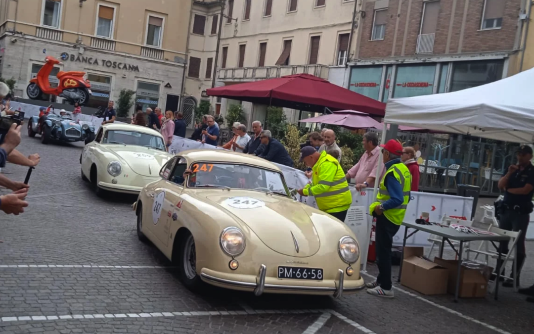 1000 Miglia a Pontedera. Leone: “Una sfilata di leggendari motori d’epoca e prestigiosa occasione di promozione turistica”.